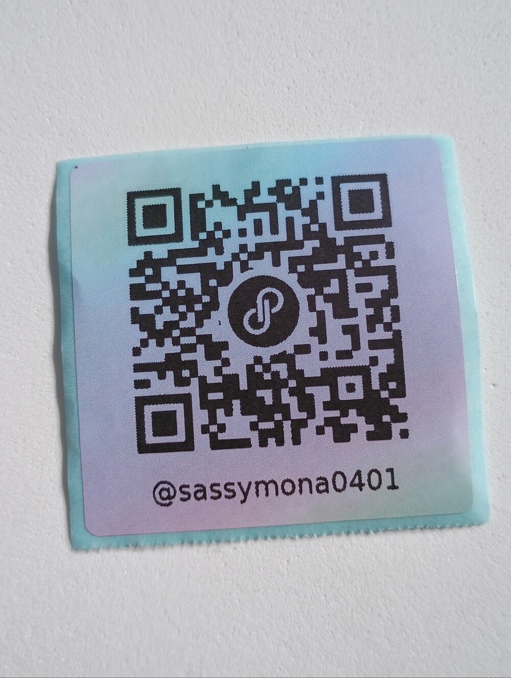 QR Closet Thank You Stickers Pastel Multicolor Custom Handcrafted 50pc 2in